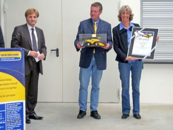 Vincenzo Cetani mit Edmund und Kirsten Keßler